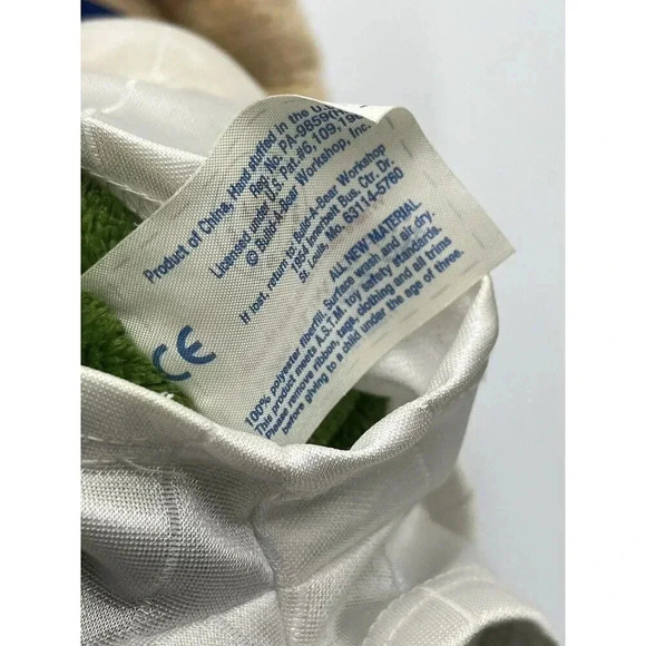 Build a Bear Trekkin Turtle Plush-Removable Shell Backpack/Soccer Uniform/17” - Picture 10 of 16